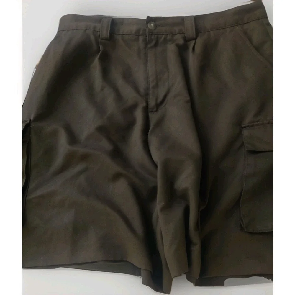 Men's Croft And Barrow Dark Khaki/Brown Shorts Size 34
